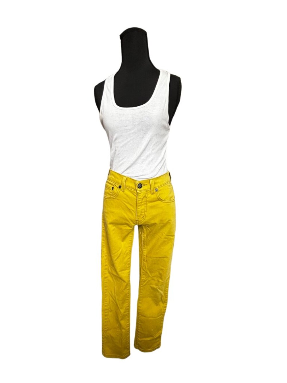 Levi's Bright Yellow Super Skinny Jeans
